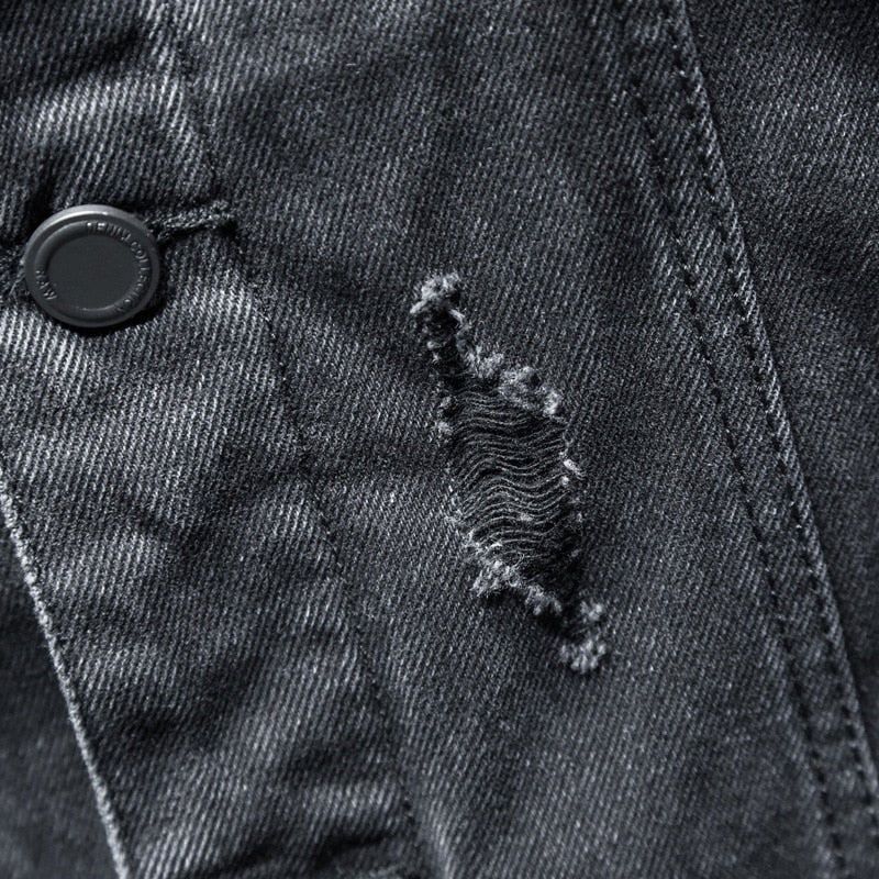 Hooded Denim Jacket