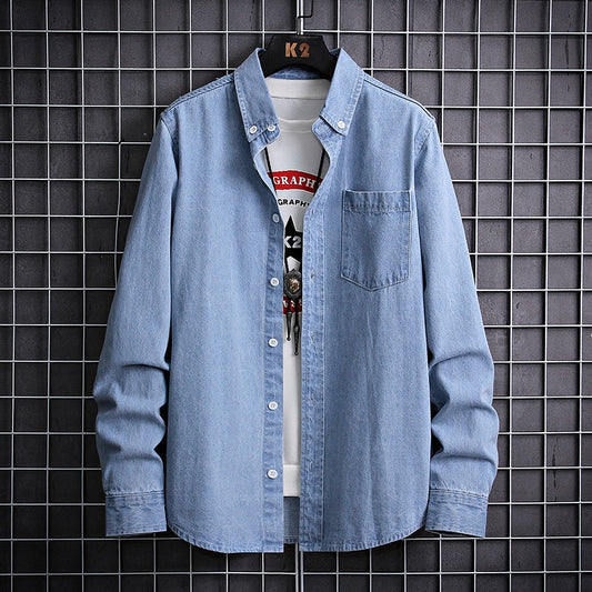 Casual Slim-fit Denim Shirt