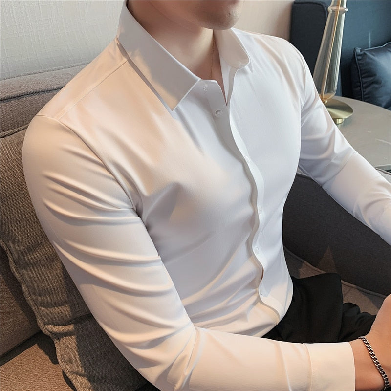 LMS Elasticity Drape Shirts