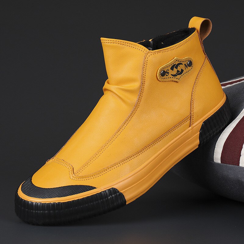 Stylish PU Leather British Sneakers