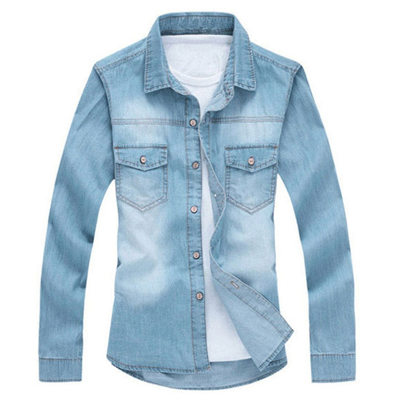 Fashion Retro Jeans Shirt