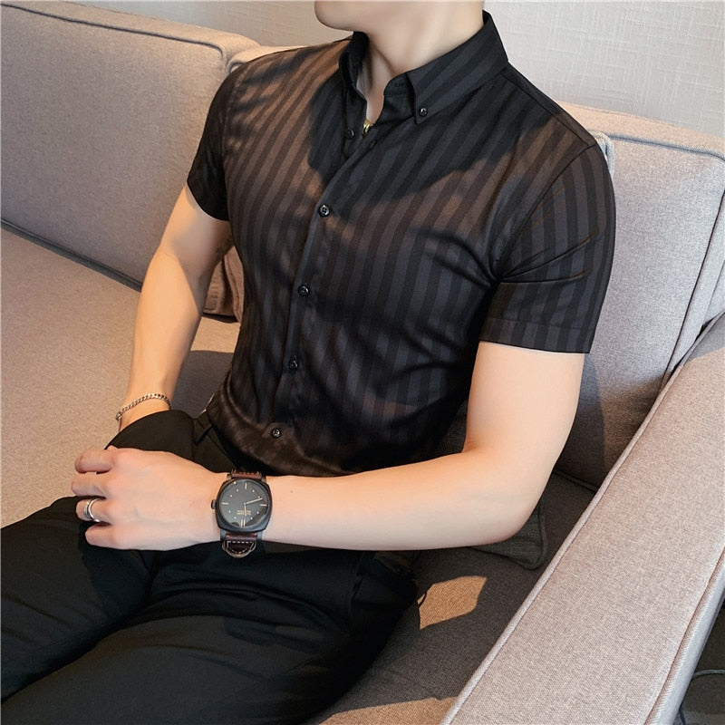Vertical Stripe Vintage Shirts