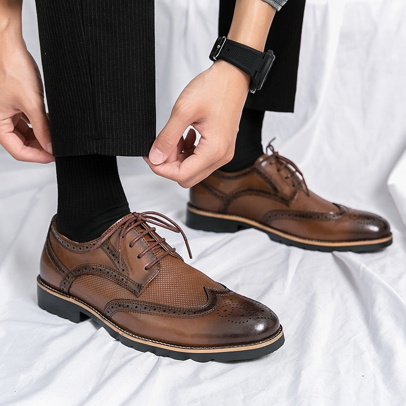 Handmade Oxford Leather Shoes