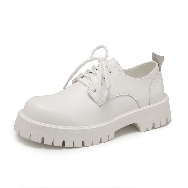 Fitt Curvvy Platform Leather Shoes