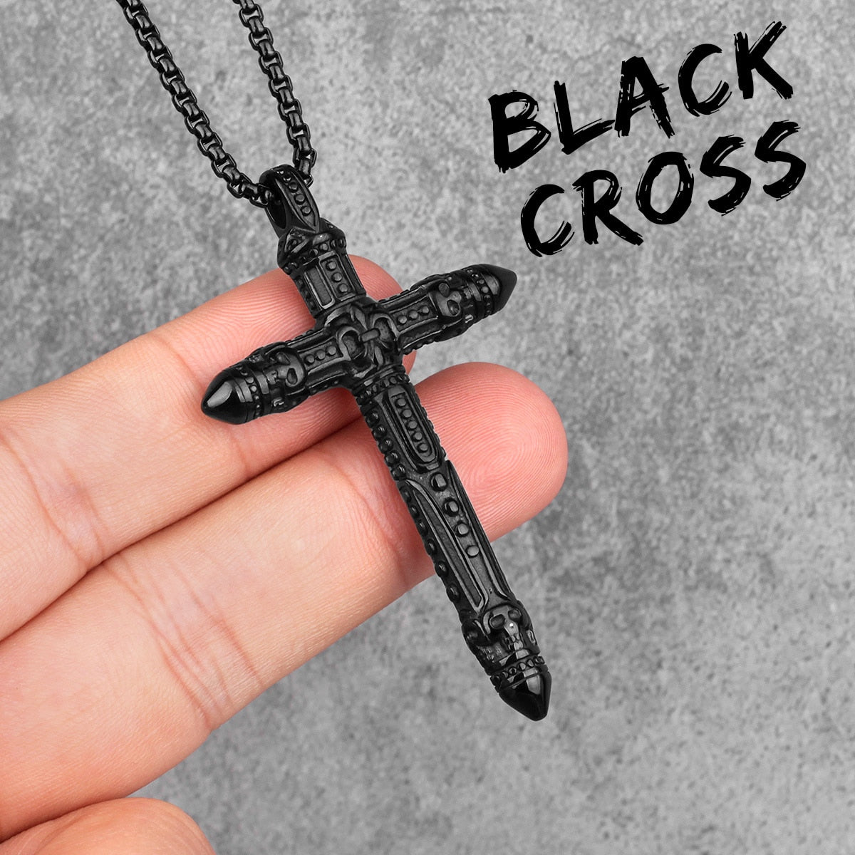 FC Cross Pendant Necklace