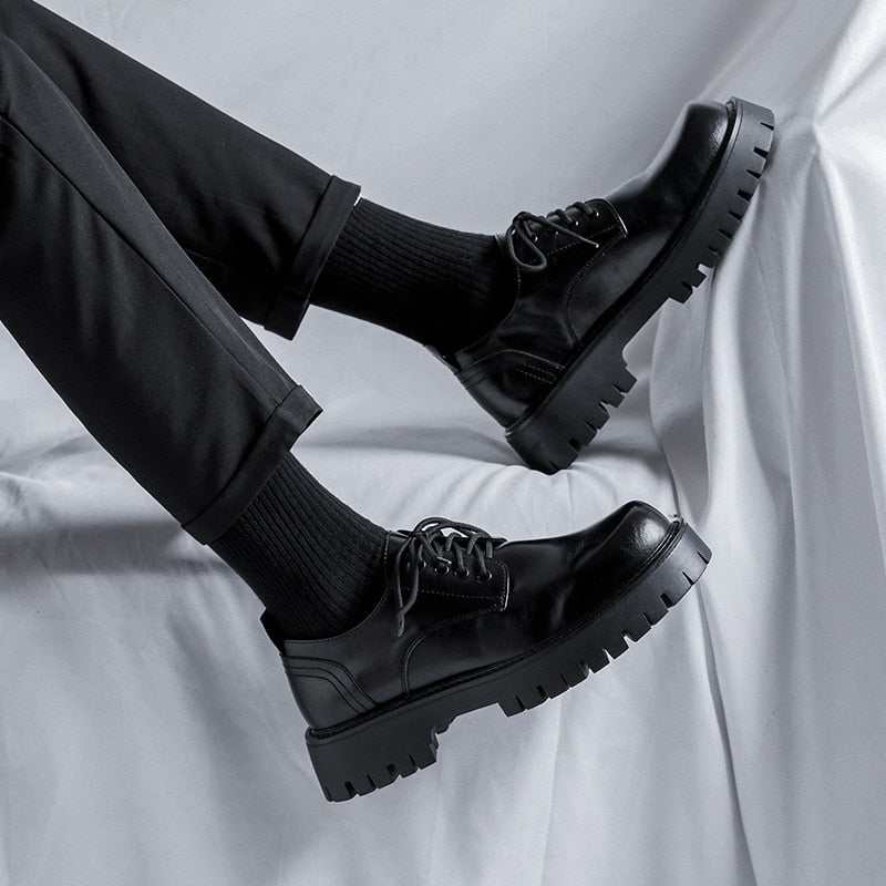 Fitt Curvvy Platform Leather Shoes
