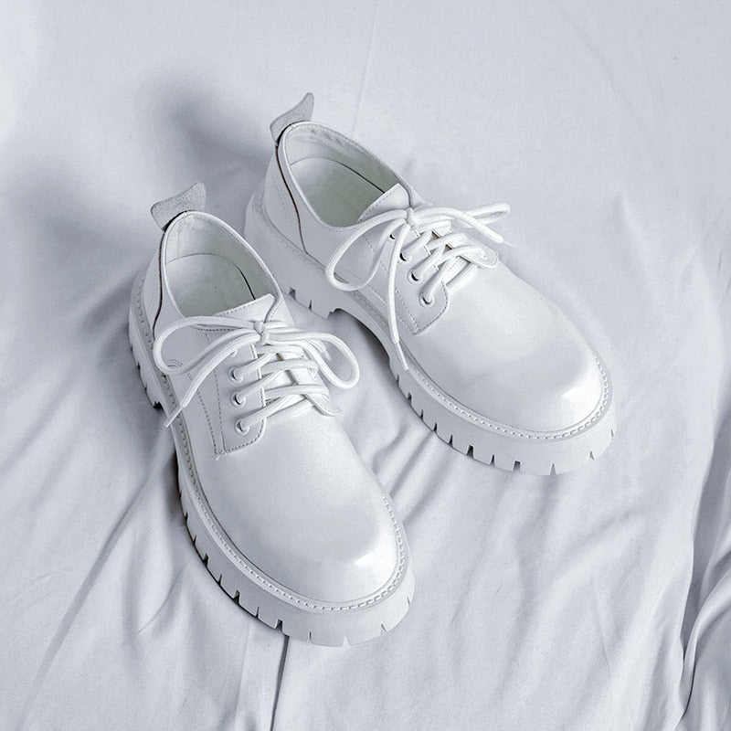 Fitt Curvvy Platform Leather Shoes