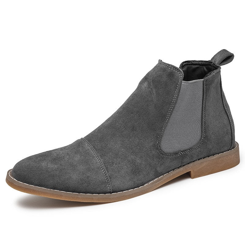 Fashion Suede Chelsea Boots
