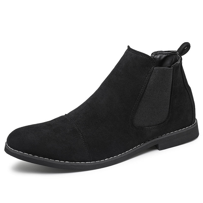 Fashion Suede Chelsea Boots