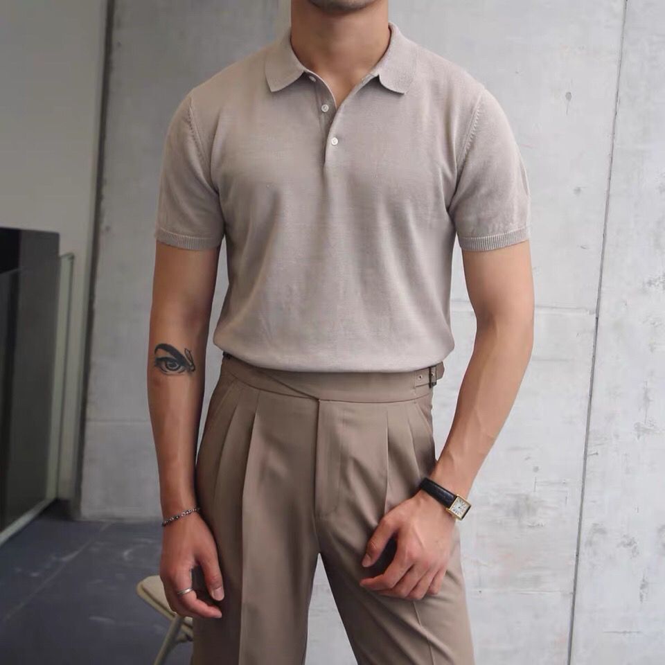 FC Stylish Knitted Polo Shirt