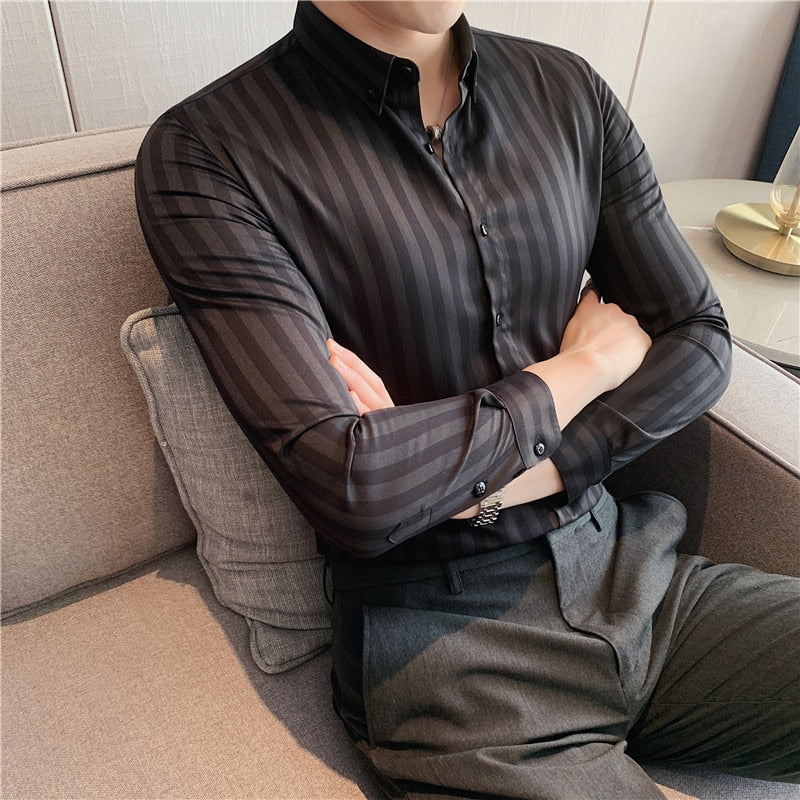 Vertical Stripe Vintage Shirts