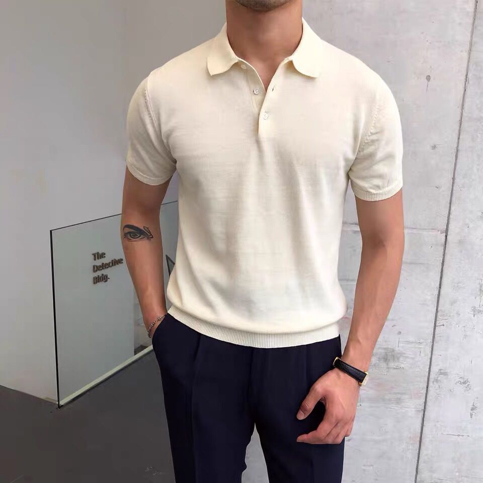 FC Stylish Knitted Polo Shirt