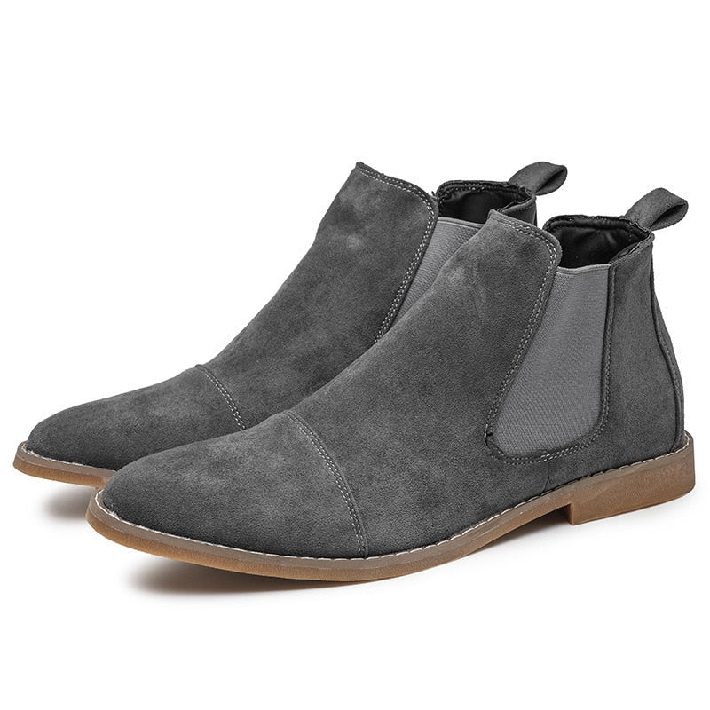Fashion Suede Chelsea Boots