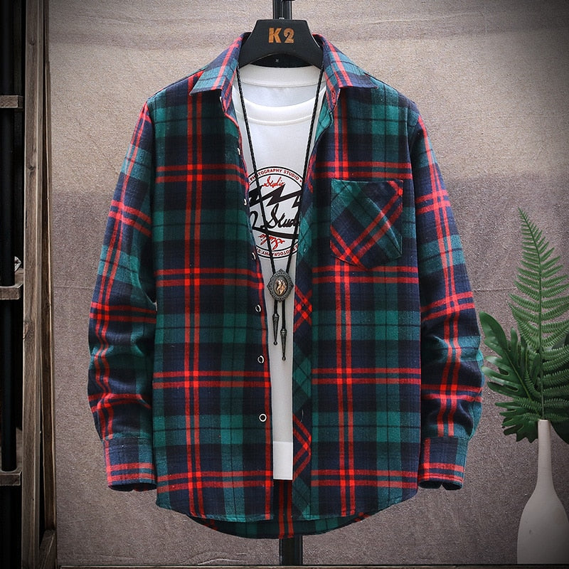FC Street Oversized Plaid Shirts