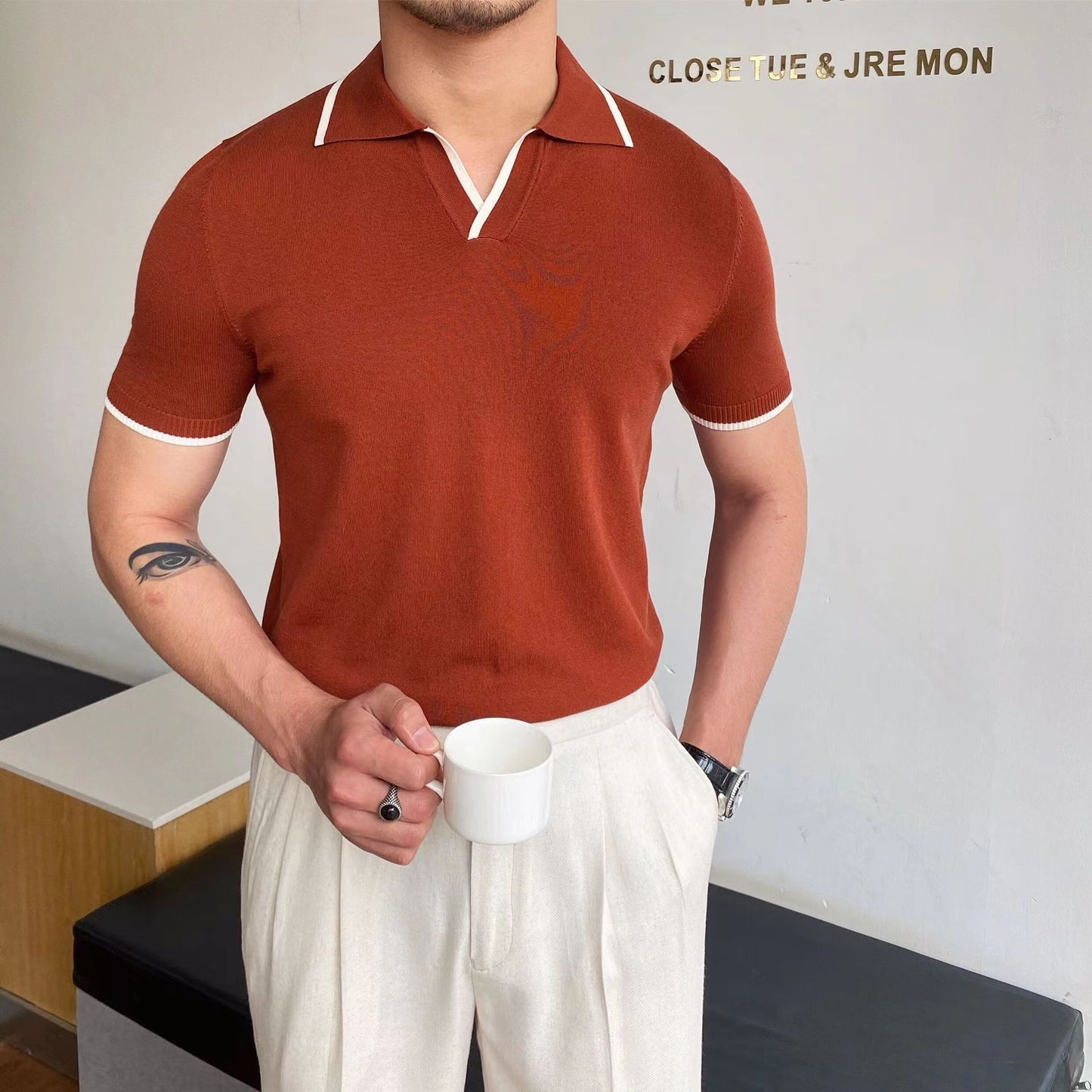 Fashion Knitwear Polo Shirts