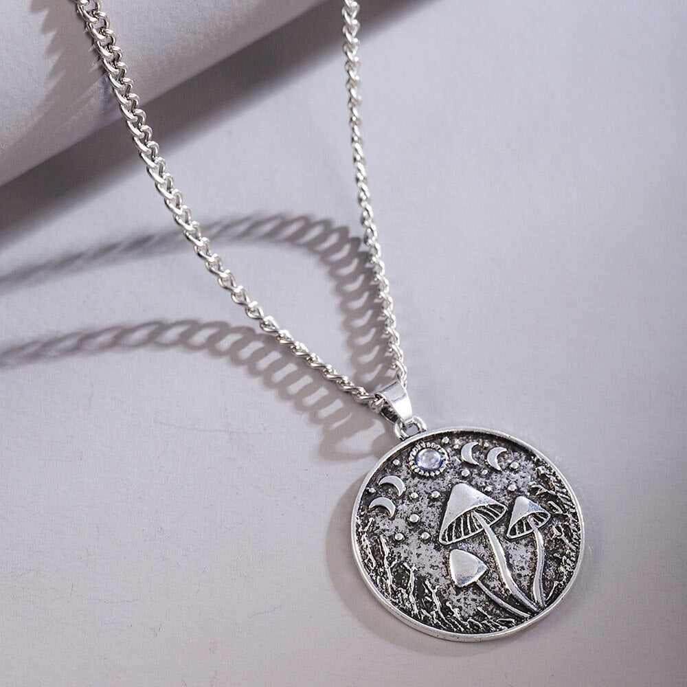 Mushroom Pendant Necklace