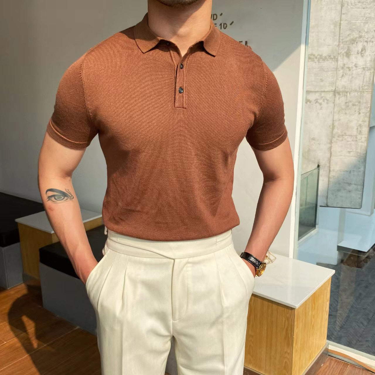 Fashion Knitwear Polo Shirts