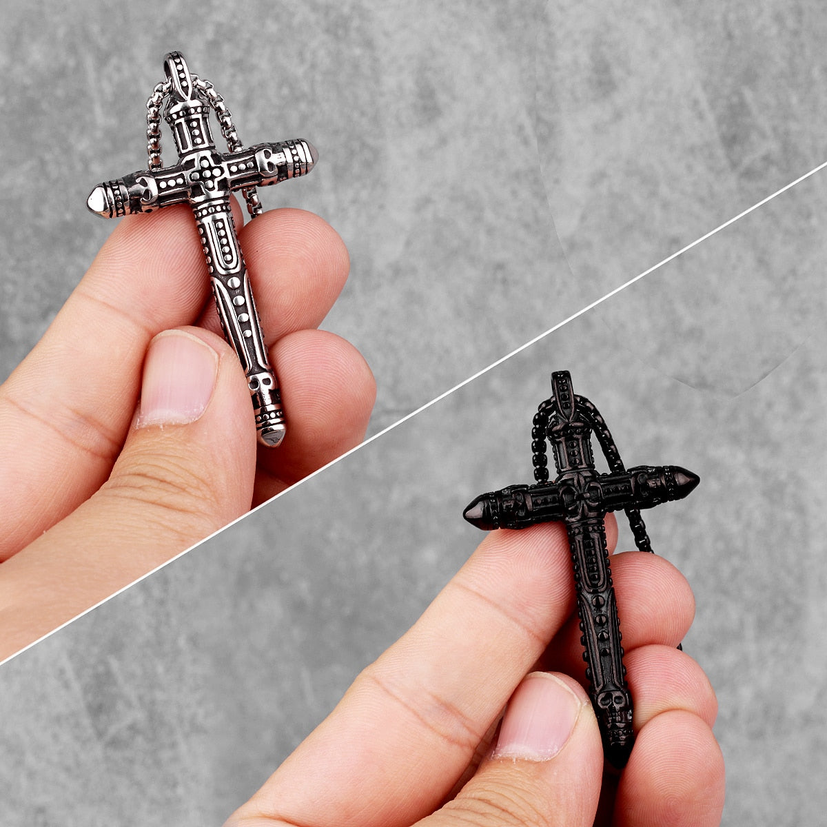 FC Cross Pendant Necklace