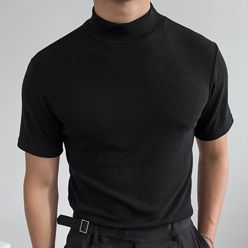 Casual Streetwear High-neck Shirt