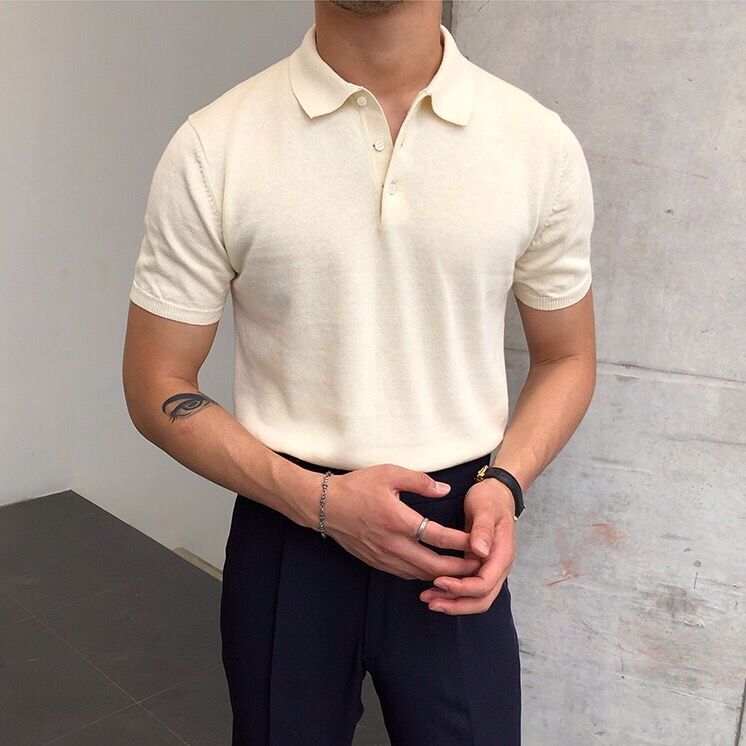 FC Stylish Knitted Polo Shirt