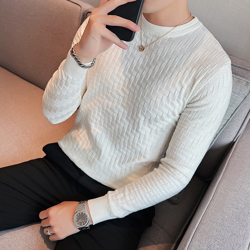 FC Slim Fit Plaid Sweater