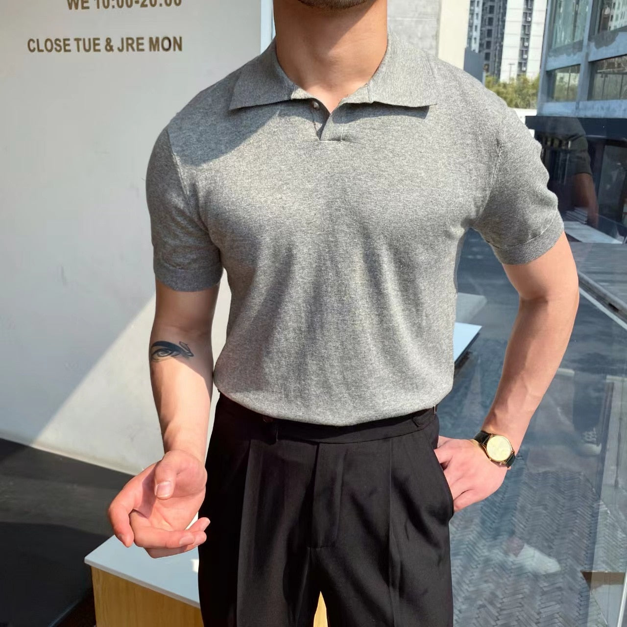 Fashion Knitwear Polo Shirts