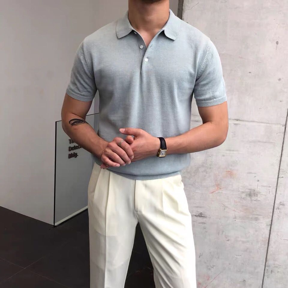 FC Stylish Knitted Polo Shirt
