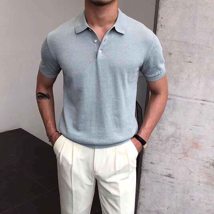 FC Stylish Knitted Polo Shirt