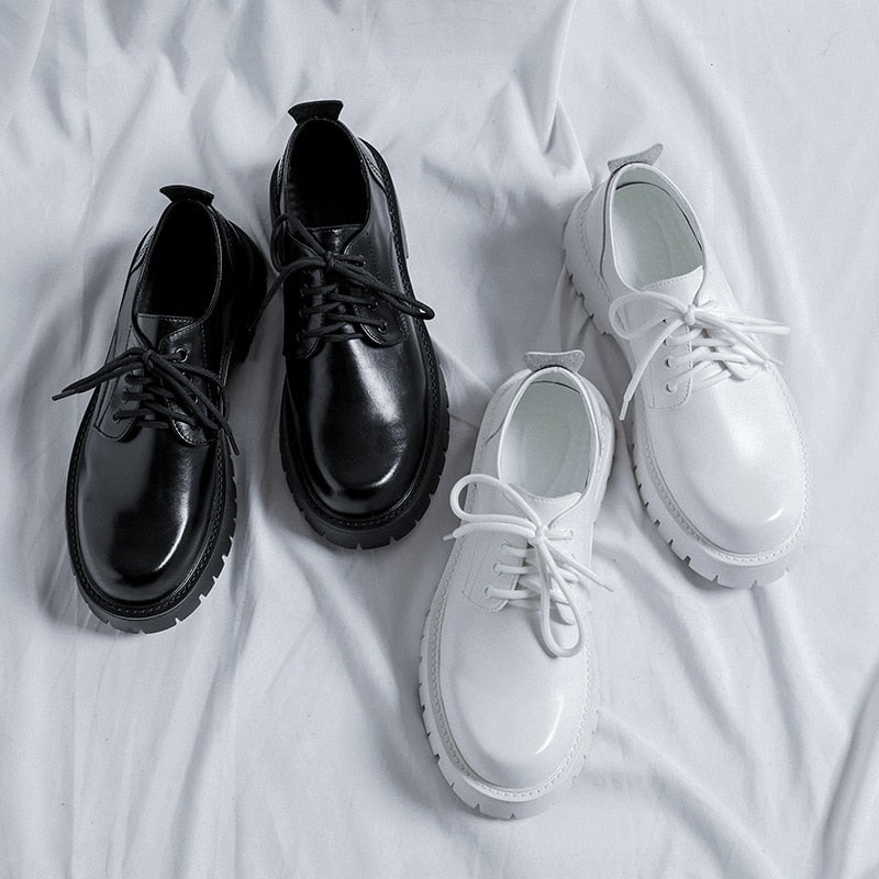 Fitt Curvvy Platform Leather Shoes