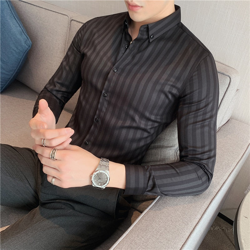 Vertical Stripe Vintage Shirts