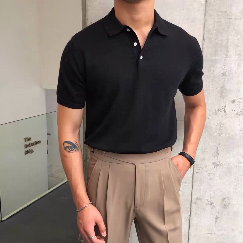 FC Stylish Knitted Polo Shirt
