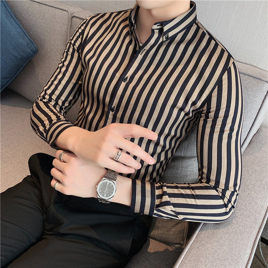 Vertical Stripe Vintage Shirts