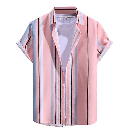 FC Stripe Print Casual Shirt