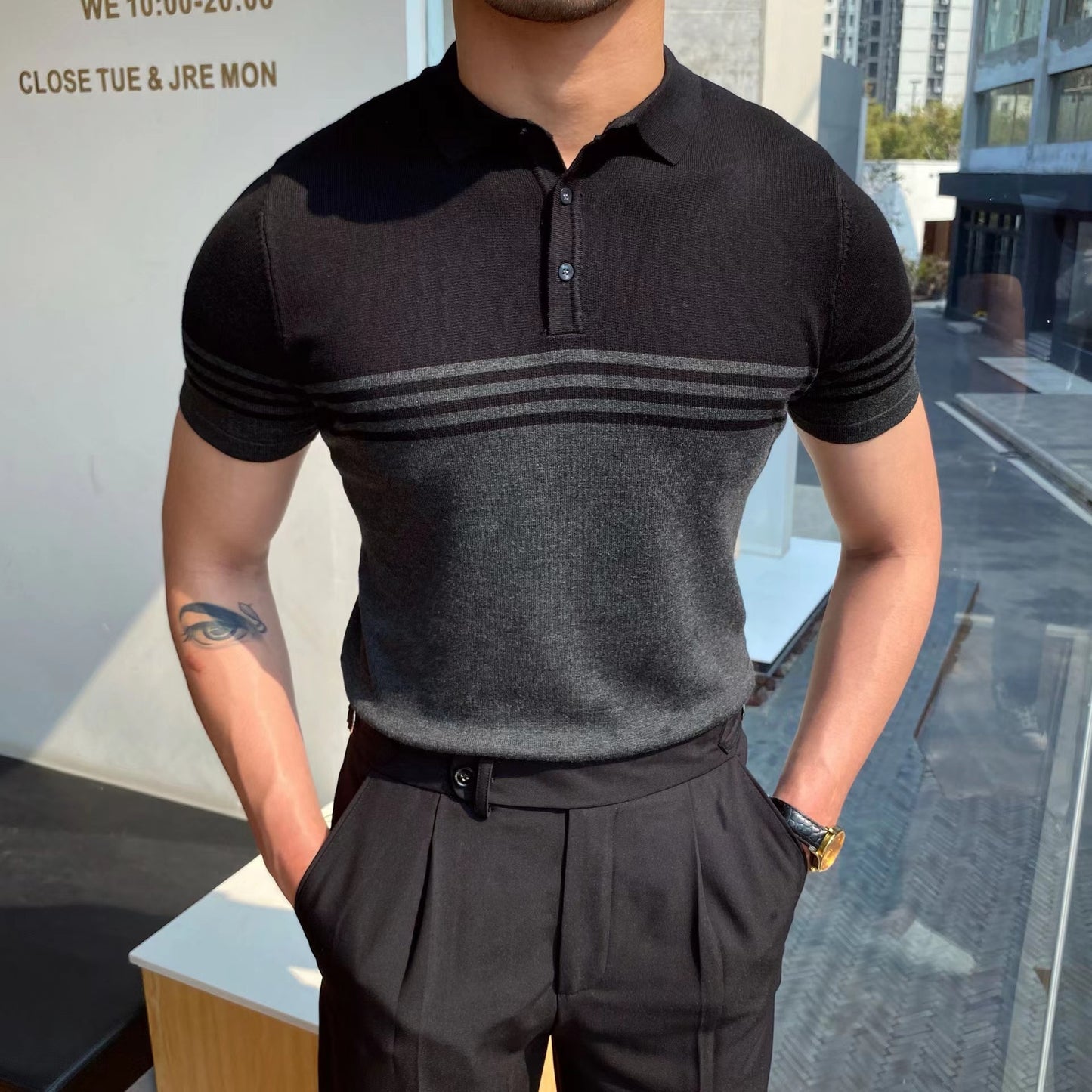 Fashion Knitwear Polo Shirts