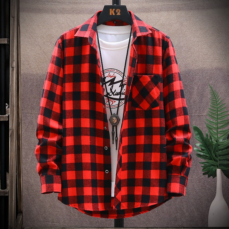 FC Street Oversized Plaid Shirts