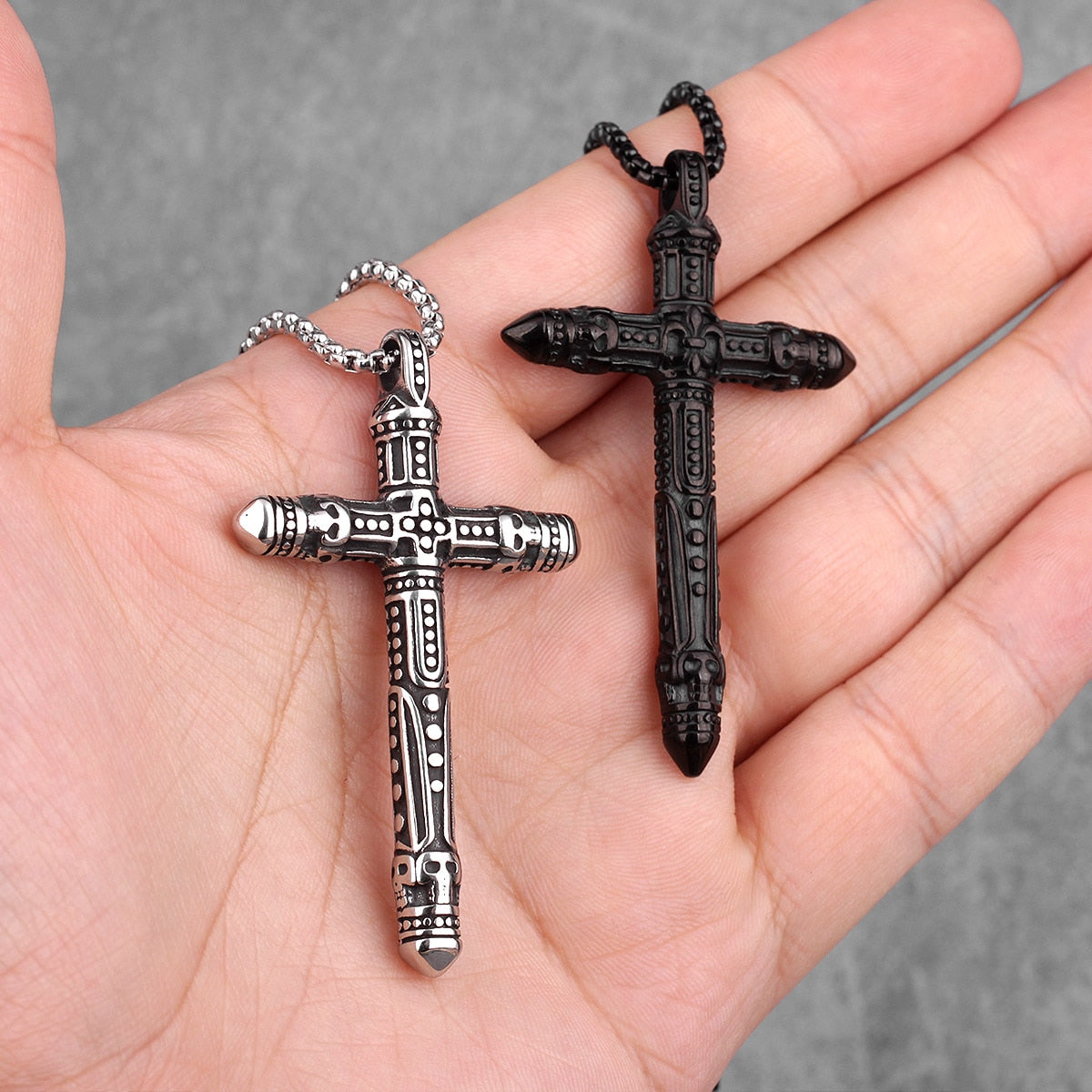 FC Cross Pendant Necklace