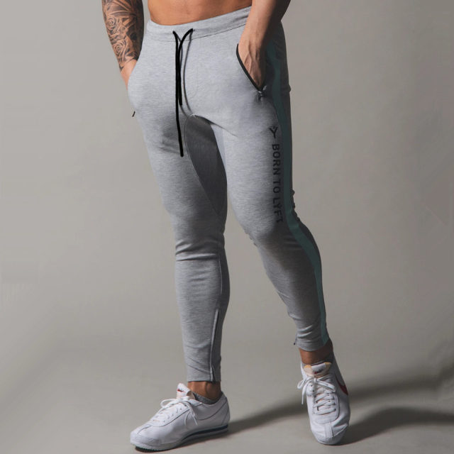 Bodybuilding Skinny Men Jogging