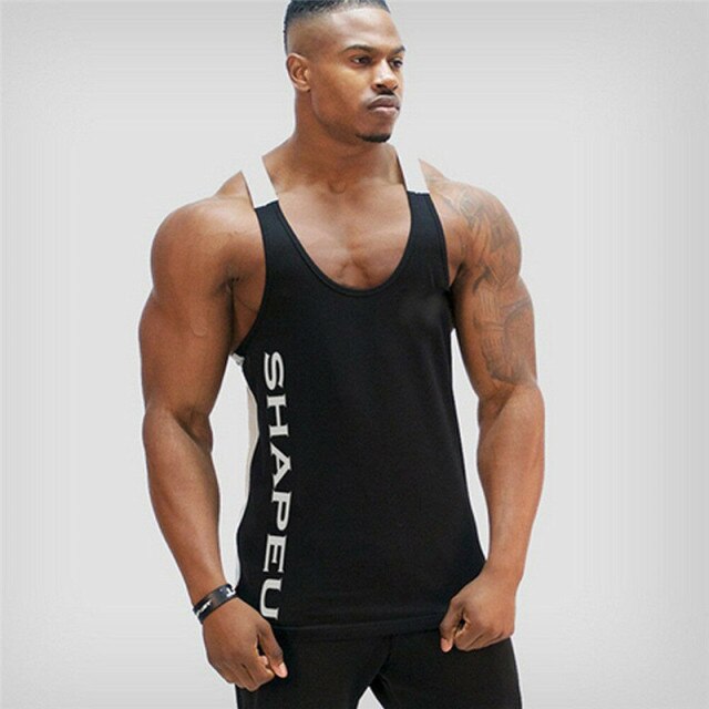 Casual Men Bodybuilding Sport Fitness Workout Tank Top