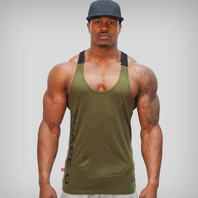 Casual Men Bodybuilding Sport Fitness Workout Tank Top