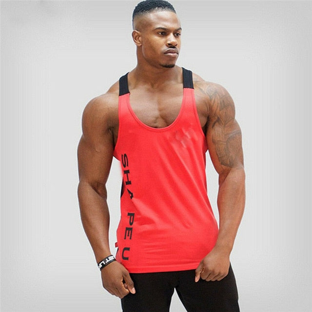 Casual Men Bodybuilding Sport Fitness Workout Tank Top