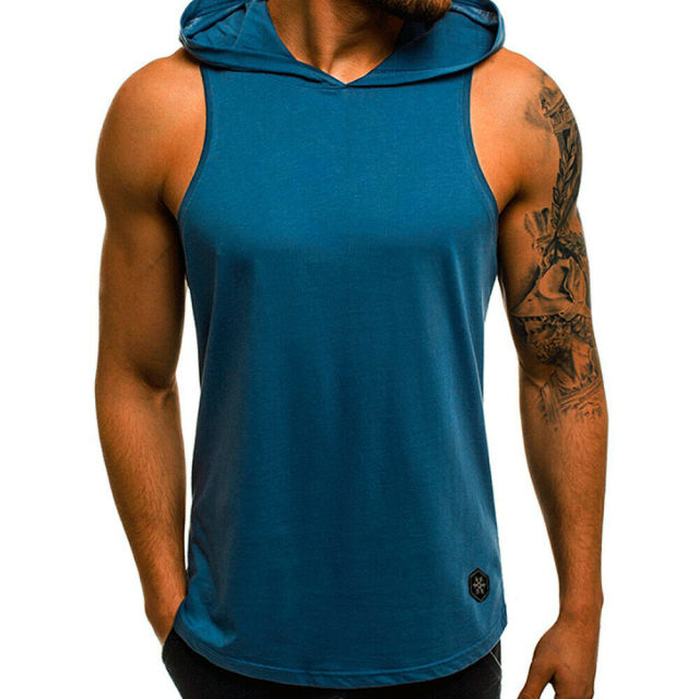 Men Hoodies Slim Tank Top