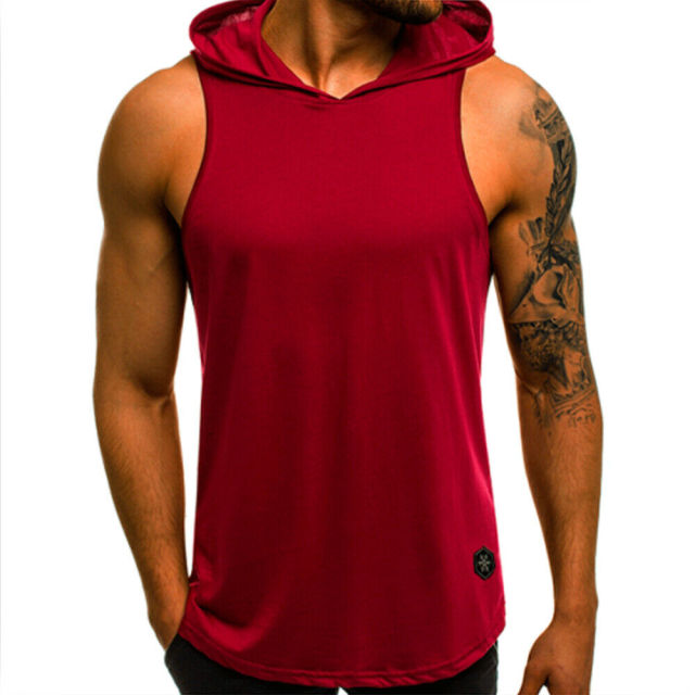 Men Hoodies Slim Tank Top