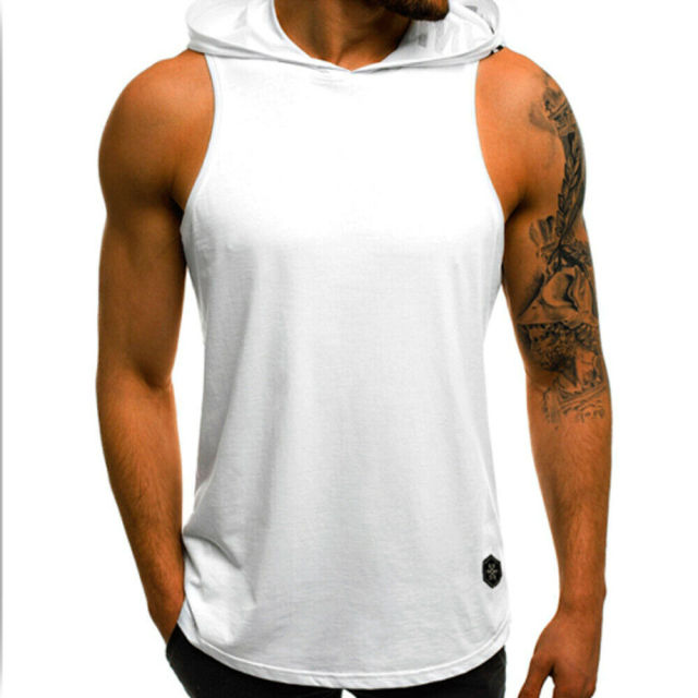 Men Hoodies Slim Tank Top