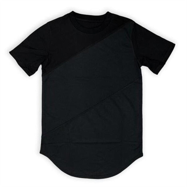 Men Bodybuilding Mesh Short Sleeve T-shirt