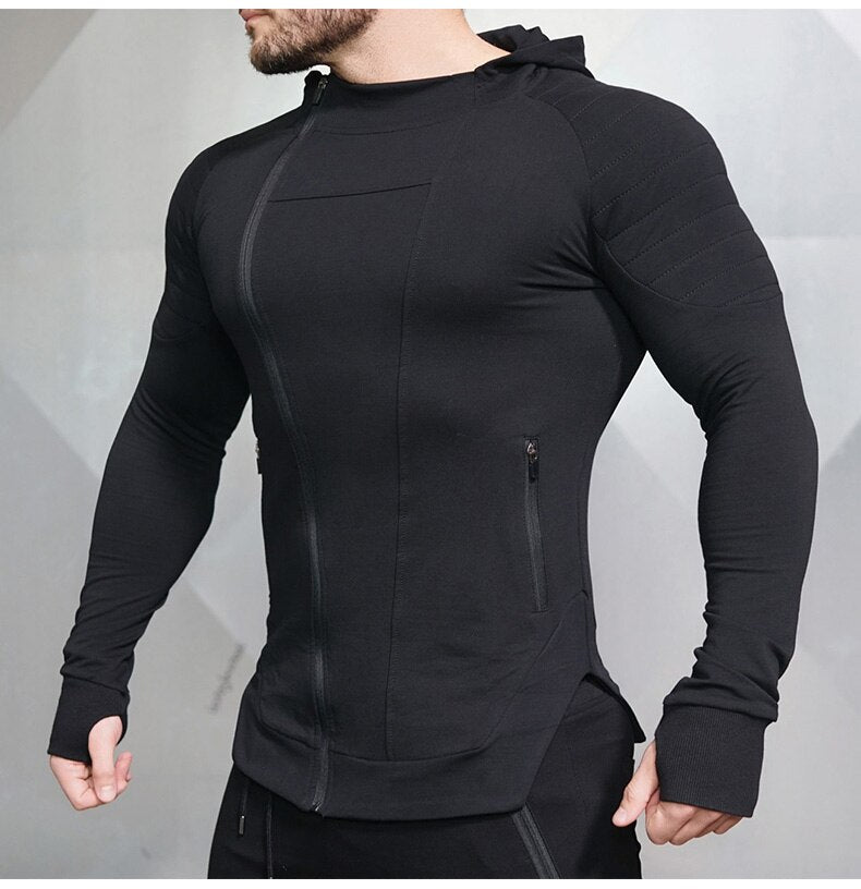Men Spring Long Sleeve Casual Hoodies Tracksuits
