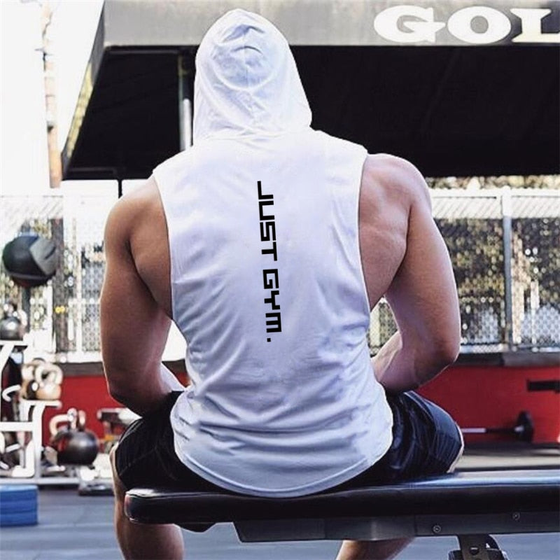 Fashion Sleeveless Shirts Gym Hoodies Tank Top
