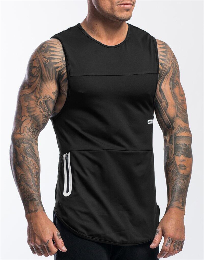 Men Bodybuilding Tight Sports Tank Tops
