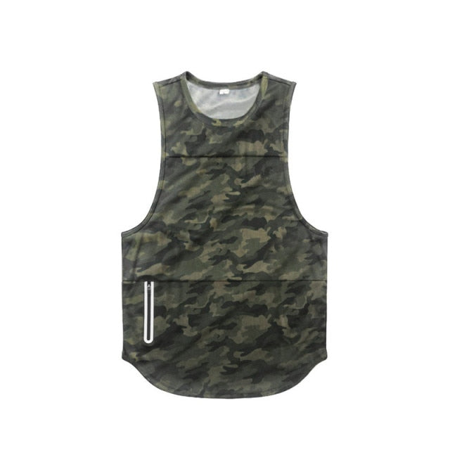 Men Bodybuilding Tight Sports Tank Tops