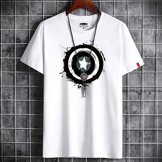 Men Anime Fitness O Neck Man T-shirt