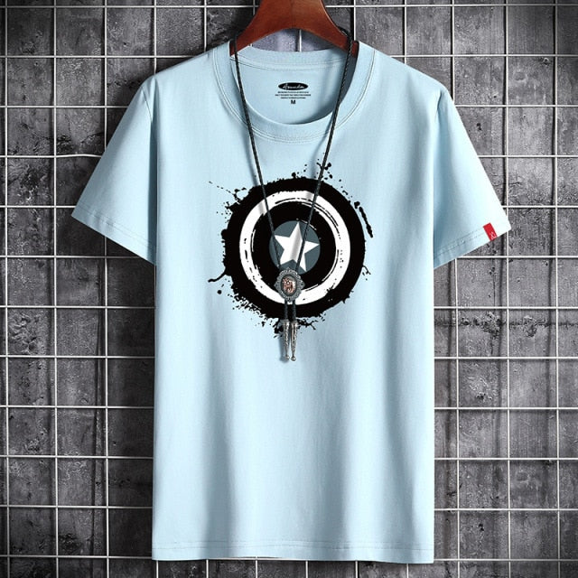 Men Anime Fitness O Neck Man T-shirt